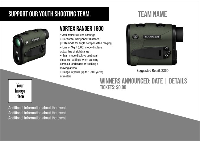 Vortex Ranger 1800 V1 Postcard Product Front