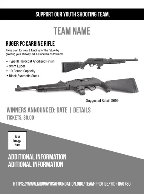 Ruger PC Carbine Rifle V1 Flyer Product Front