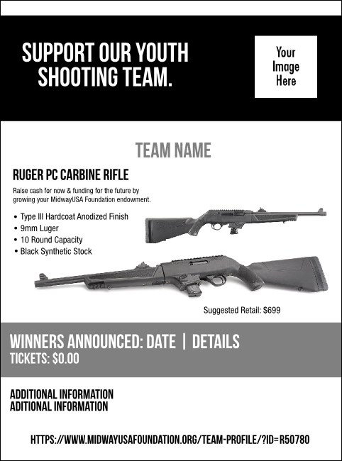 Ruger PC Carbine Rifle V2 Flyer Product Front