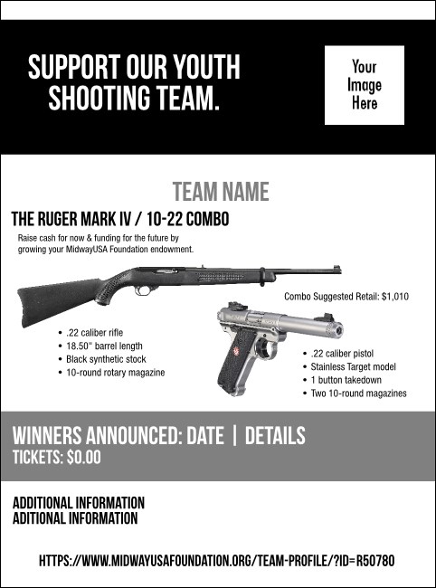 The Ruger Mark IV / 10-22 Combo Flyer V2 Product Front