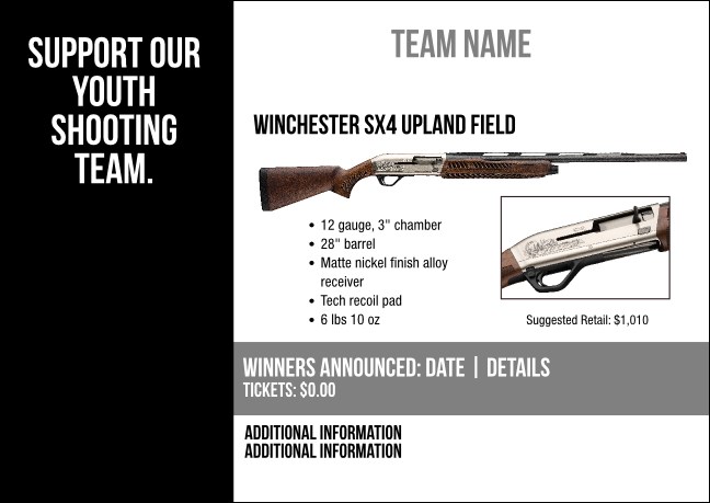 Winchester SX4 Upland Field Postcard V2 Product Front