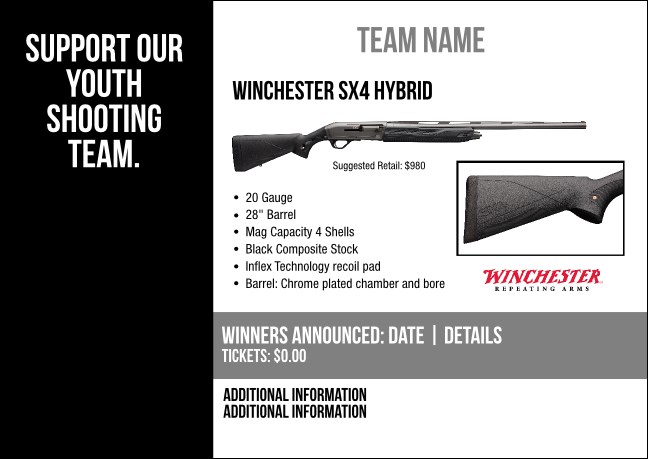 Winchester SX4 Hybrid V2 Postcard Product Front