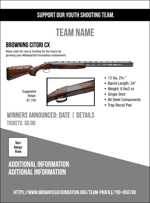 Browning Citori CX Flyer V1 Product Front