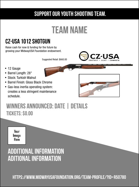 CZ-USA 1012 Shotgun Flyer V1 Product Front