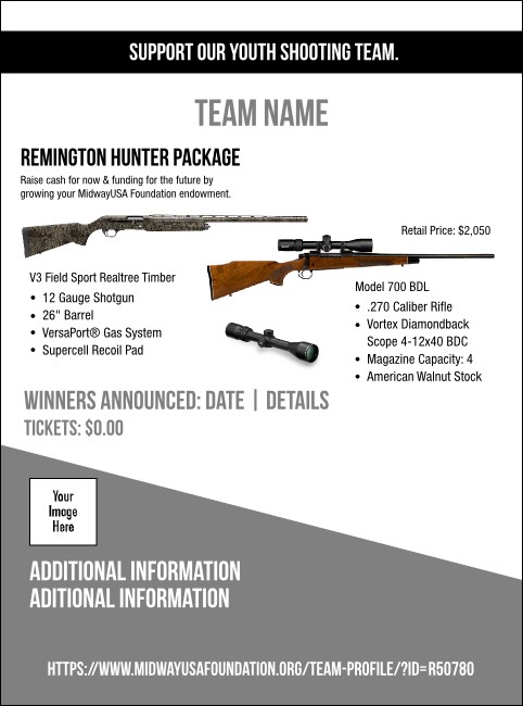 Remington Hunter Package Flyer V1 Product Front