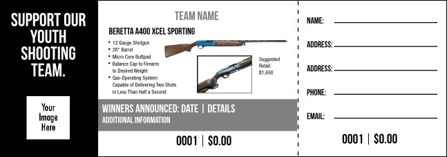 Beretta A400 Xcel Sporting Raffle Ticket V2
