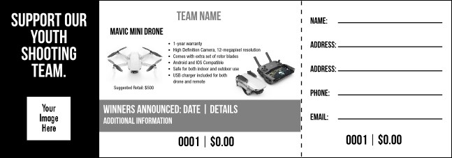 Mavic Mini Drone Raffle Ticket V2 Product Front