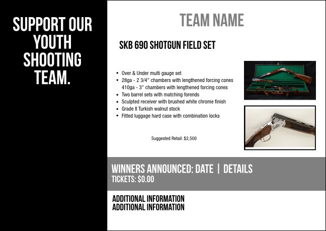 SKB 690 Shotgun Field Set Postcard V2