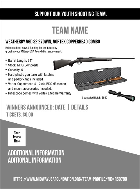 Weatherby VGD S2 270Win, Vortex Copperhead combo Flyer V1 Product Front