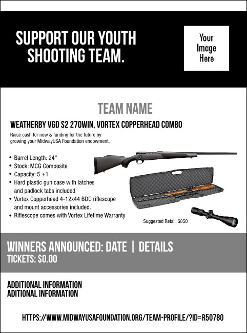 Weatherby VGD S2 270Win, Vortex Copperhead combo Flyer V2 Product Front