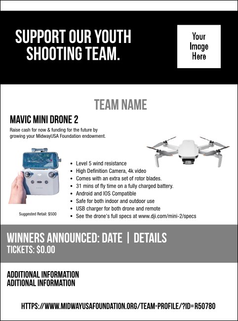 Mavic Mini Drone 2 Flyer V2 Product Front