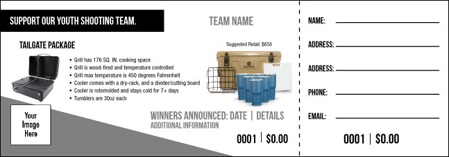 Tailgate Package Raffle Ticket V1