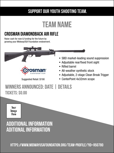 Crosman Diamondback Air Rifle Flyer V1 Product Front