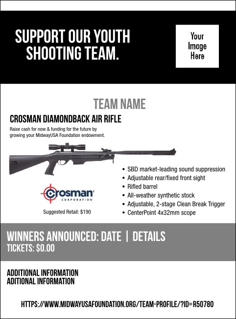 Crosman Diamondback Air Rifle Flyer V2 Product Front