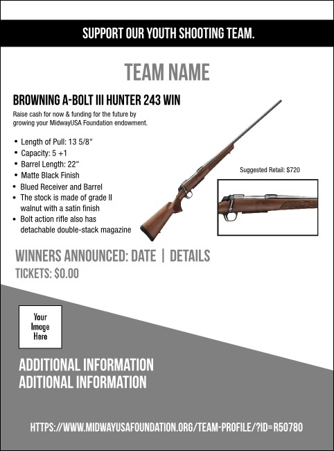 Browning A-Bolt III Hunter 243 Win Flyer V1 Product Front