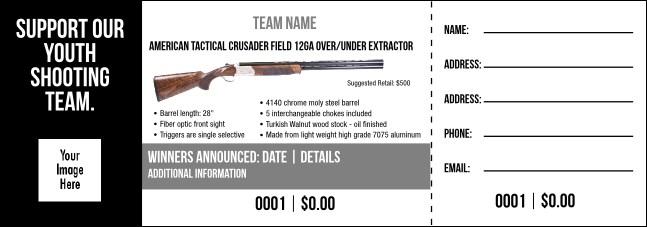 American Tactical Crusader Field 12Ga Over/Under Extractor Raffle Ticket V2