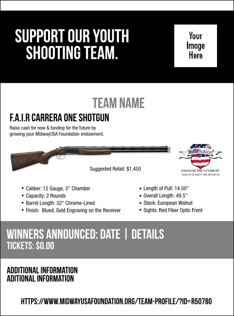F.A.I.R Carrera One Shotgun Flyer V2 Product Front