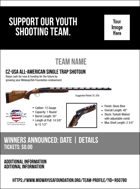 CZ-USA All-American Single Trap Shotgun Flyer V2