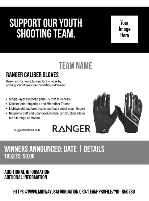 Ranger Caliber Gloves Flyer V2 Product Front