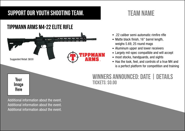 Tippmann Arms M4-22 Elite Rifle Postcard V1 Product Front