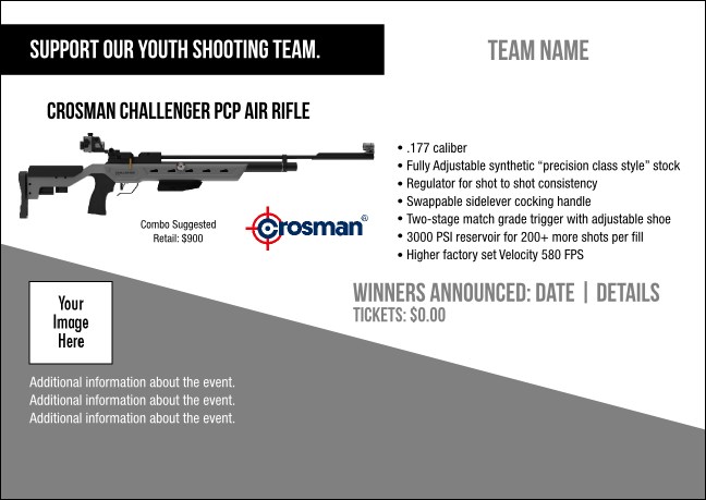 Crosman Challenger PCP Air Rifle Postcard V1 Product Front