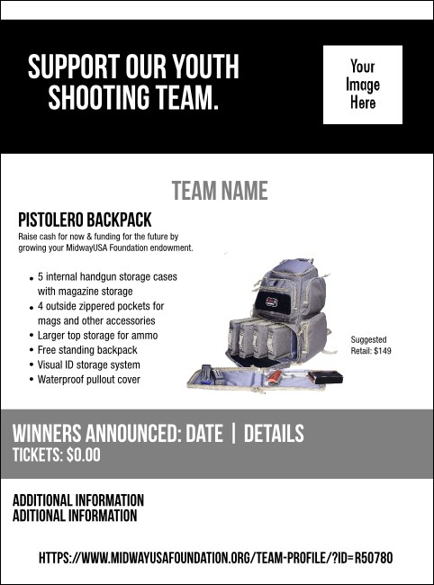 Pistolero Backpack Flyer V2 Product Front