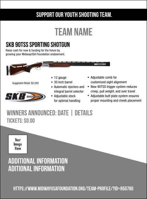 SKB 90TSS Sporting Shotgun Flyer V1 Product Front