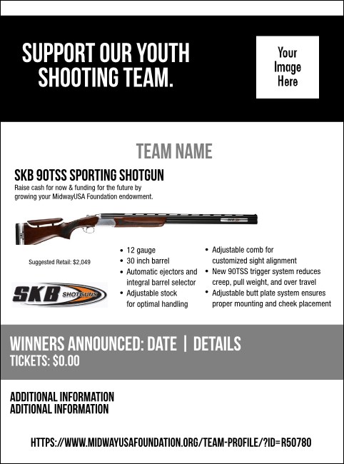 SKB 90TSS Sporting Shotgun Flyer V2 Product Front