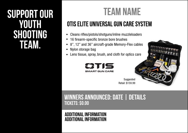Otis Elite Universal Gun Care System Postcard V2 Product Front