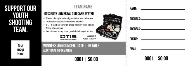 Otis Elite Universal Gun Care System Raffle Ticket V2 Product Front