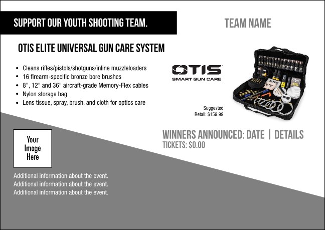 Otis Elite Universal Gun Care System Postcard V1
