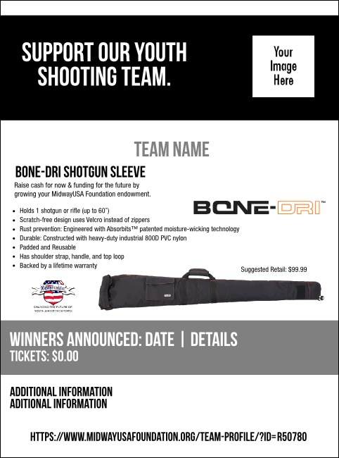 BONE-DRI Shotgun Sleeve Flyer V2 Product Front