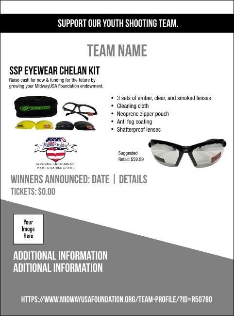 SSP Eyewear Chelan Kit Flyer V1 Product Front