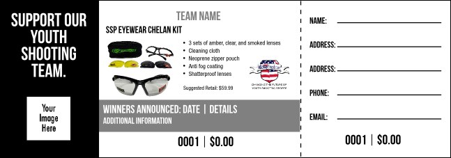 SSP Eyewear Chelan Kit Raffle Ticket V2 Product Front