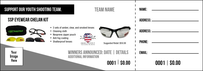 SSP Eyewear Chelan Kit Raffle Ticket V1 Product Front
