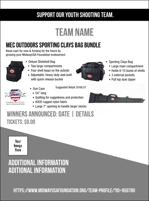 MEC Outdoors Sporting Clays Bag Bundle Flyer V1 Product Front