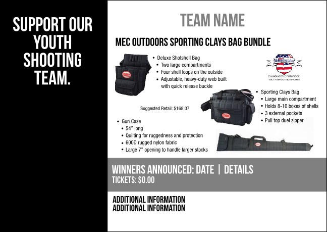 MEC Outdoors Sporting Clays Bag Bundle Postcard V2 Product Front