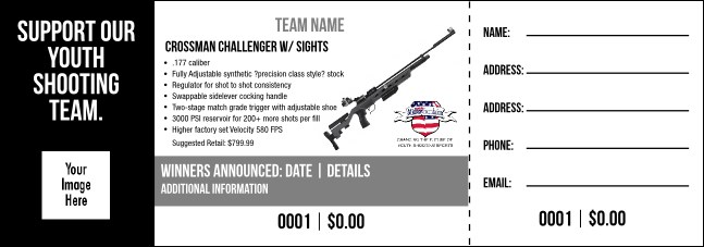 Crossman Challenger w/ Sights V2 Raffle Ticket Product Front
