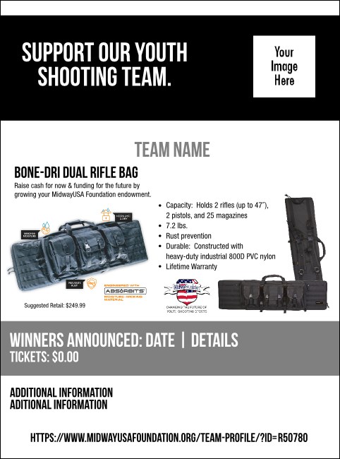 Bone-Dri Dual Rifle Bag V2 Flyer Product Front