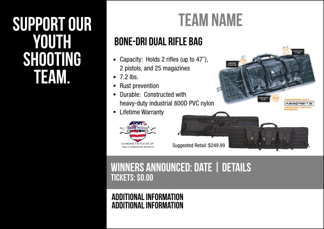 Bone-Dri Dual Rifle Bag V2 Postcard Product Front