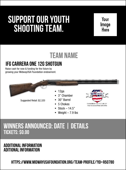 IFG Carrera One 12g Shotgun V2 Flyer Product Front
