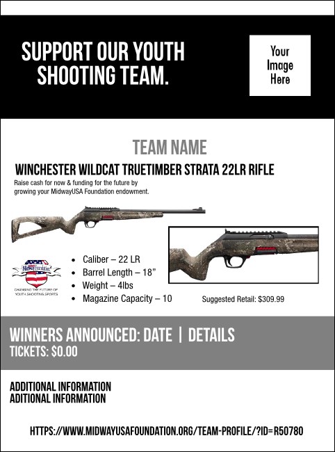 Winchester Wildcat TrueTimber Strata 22LR Rifle V2 Flyer