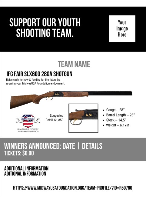 IFG Fair SLX600 28ga Shotgun V2 Flyer Product Front