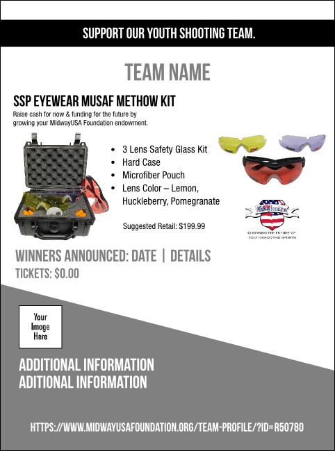 SSP Eyewear MUSAF Methow Kit V1 Flyer